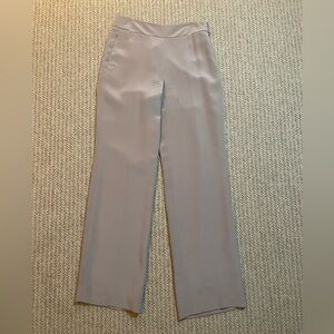 Akris 100% Silk Wide Leg Trousers Size 8